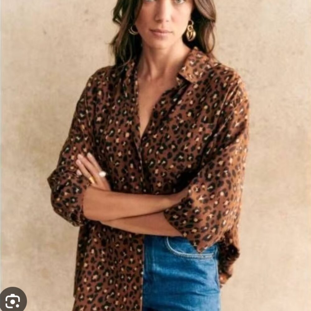 Sezane Max Shirt Leo Blouse
